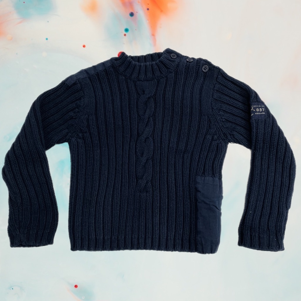 Handsome Blue Sweater Size 3a From Chevignon Baby